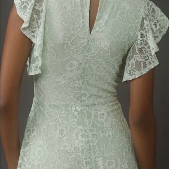 NWT Maeve Sleeveless Mock Neck Lace Mini Dress - Picture 2 of 7